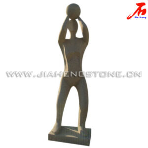 体育运动抽象雕刻1