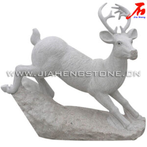 供应梅花鹿雕刻 梅花鹿石雕 梅花鹿雕塑1