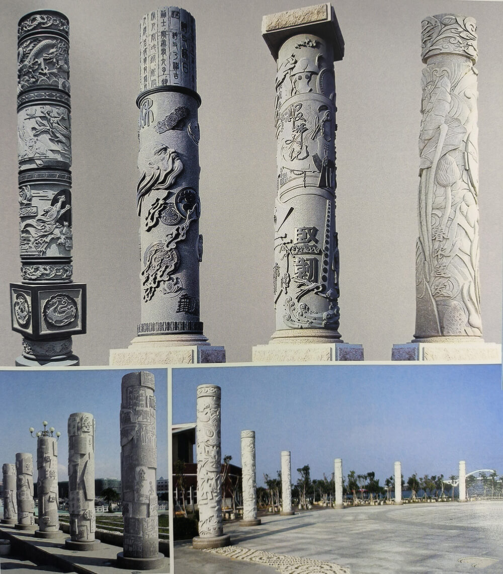 定制广场雕刻石柱寺庙石柱