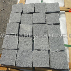 供应G654芝麻灰铺路石 G654小方块