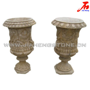 供应人物雕刻花盆 别墅花盆 广场花盆雕塑2