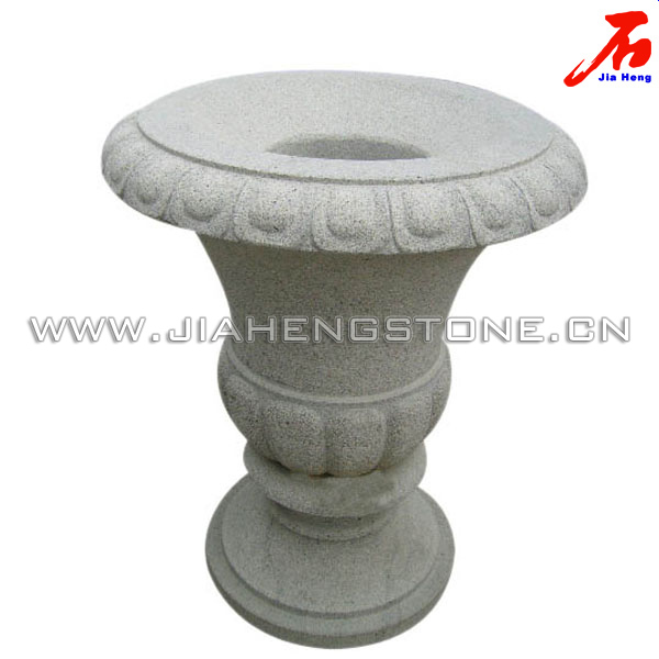 供应石材花盆雕刻 室外花盆雕塑 景观花盆雕刻2