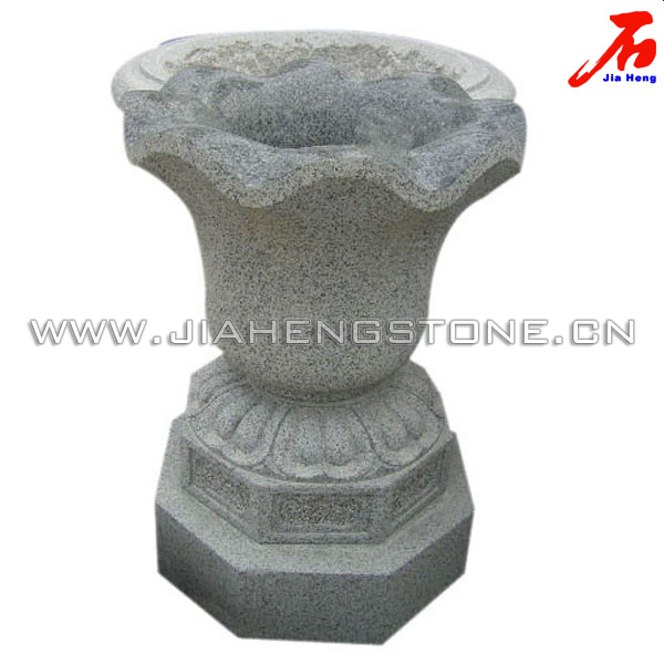 供应石材花盆雕刻 室外花盆雕塑 景观花盆雕刻4