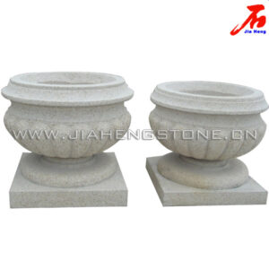 供应石材花盆雕塑 中式花盆雕塑 欧式花盆雕塑1