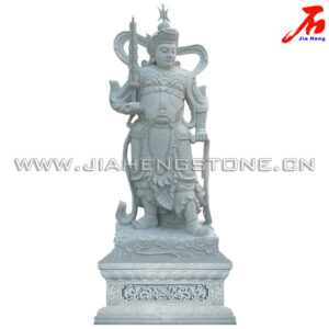 厂家直销石雕佛像青石花岗岩陀护法尊者，石雕关公像，韦陀护法佛像