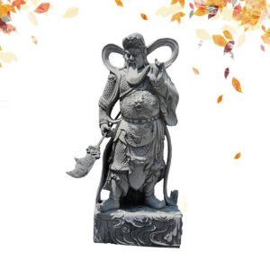 花岗岩关帝君雕刻