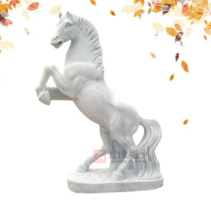 手工精雕花岗岩马雕塑 - 专业石雕工厂制造